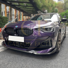 Load image into Gallery viewer, MP Style Pre-Preg Carbon Fibre Front Splitter for BMW 2 Series G42 Coupe 21-Present
