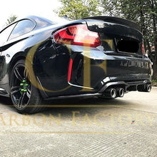 Load image into Gallery viewer, MP3 Style Carbon Fibre Rear Diffuser 3 Pieces for BMW F87 F87C M2 16-21
