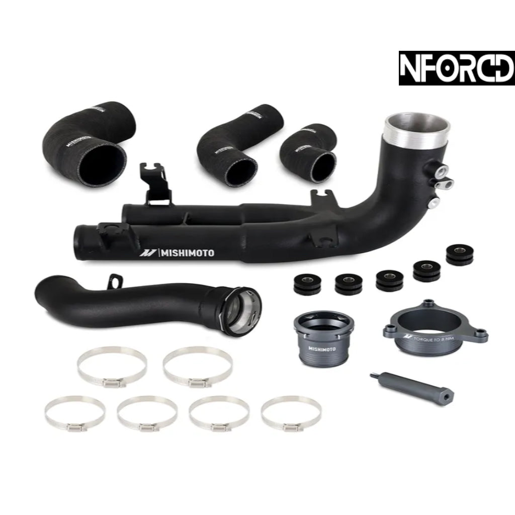 Mishimoto BMW S58 Charge Pipe Kit for G8X – M2 G87, M3 G80, M4 G82/G83 (2021+) | Cast Aluminium & Silicone Performance Charge Pipes