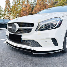 Load image into Gallery viewer, AMG Style Gloss Black Front Splitter for Mercedes Benz W176 A Class 16-18
