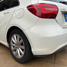 Load image into Gallery viewer, Gloss Black Rear Bumper Spats for Mercedes Benz W176 A Class Standard model 13-18
