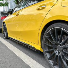 Load image into Gallery viewer, AMG style Gloss Black Side Skirts for Mercedes Benz W177 A Class 18-25
