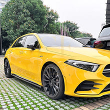 Load image into Gallery viewer, AMG style Gloss Black Side Skirts for Mercedes Benz W177 A Class 18-25
