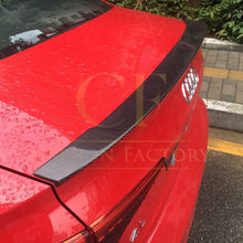 Load image into Gallery viewer, P Style Carbon Fibre Boot Spoiler for Audi A4 S4 B9 16-22
