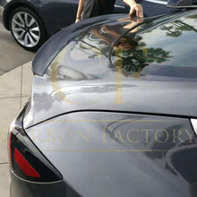 Load image into Gallery viewer, P Style Carbon Fibre Boot Spoiler for Tesla Model 3 16-23
