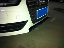 Load image into Gallery viewer, P Style Carbon Fibre Front Splitter for Audi A4 B8.5 Non S Line 13-15
