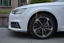 Load image into Gallery viewer, P Style Carbon Fibre Front Splitter for Audi A4 B9 S Line &amp; S4 15-19
