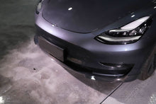 Load image into Gallery viewer, P Style Carbon Fibre Front Splitter for Tesla Model 3 16-23
