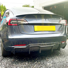 Load image into Gallery viewer, P Style Carbon Fibre Rear Diffuser for Tesla Model 3 16-23
