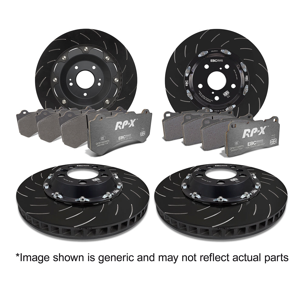 EBC Full Race RPX Pad & 2pc Disc Kit FULL VEHICLE (P2DK049RPX)