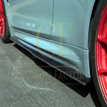 Load image into Gallery viewer, PSM Style Carbon Fibre Side Skirts  Extension for BMW F80 M3 14-20
