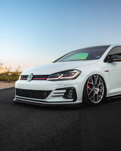 Load image into Gallery viewer, VW GOLF GTI GTD MK7.5 EVO-1 GLOSS BLACK FRONT SPLITTER BY ZAERO (2017-2020)
