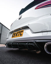 Load image into Gallery viewer, VW GOLF GTI MK7.5 EVO-1 GLOSS BLACK REAR DIFFUSER BY ZAERO (2017-2020)
