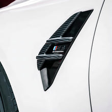 Load image into Gallery viewer, Pre-Preg Carbon Fibre Side Vent Trims for BMW G80 M3 21-Present
