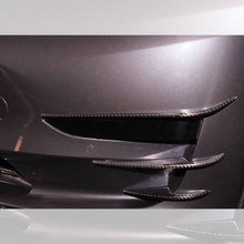 Load image into Gallery viewer, Pre-Preg Carbon Front Canards 6 Pieces Set for Tesla Model 3 16-23
