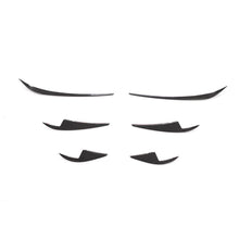 Load image into Gallery viewer, Pre-Preg Carbon Front Canards 6 Pieces Set for Tesla Model 3 16-23
