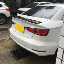 Load image into Gallery viewer, R Style Carbon Fibre Boot Spoiler for Audi A3 S3 RS3 Saloon 13-20

