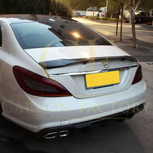 Load image into Gallery viewer, REN Style Carbon Fibre Boot Spoiler for Mercedes Benz C218 CLS 14-18
