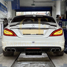 Load image into Gallery viewer, REN Style Carbon Fibre Boot Spoiler for Mercedes Benz C218 CLS 14-18
