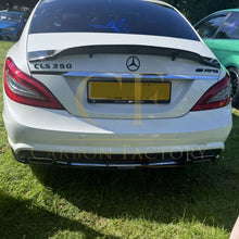 Load image into Gallery viewer, REN Style Carbon Fibre Boot Spoiler for Mercedes Benz C218 CLS 14-18

