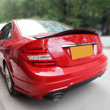 Load image into Gallery viewer, REN Style Carbon Fibre Boot Spoiler for Mercedes Benz W204 C Class Saloon 07-14
