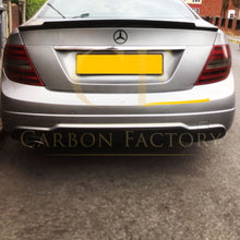 Load image into Gallery viewer, REN Style Carbon Fibre Boot Spoiler for Mercedes Benz W204 C Class Saloon 07-14
