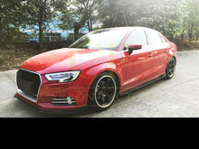 Load image into Gallery viewer, RS Style Carbon Fibre Front Splitter for Audi A3 Saloon Non S Line 16-19
