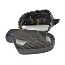 Load image into Gallery viewer, Replacement Carbon Fibre Mirror Covers for Audi A4 S4 RS4 B8.5 13-15
