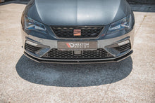 Load image into Gallery viewer, Maxton Design - FRONT SPLITTER V4 SEAT LEON CUPRA/ FR MK3 FACELIFT (2017-2020)
