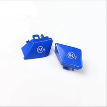 Load image into Gallery viewer, SHFT Blue M1 &amp; M2 M Mode Steering Wheel Buttons for BMW – OEM-Style Replacement Pair
