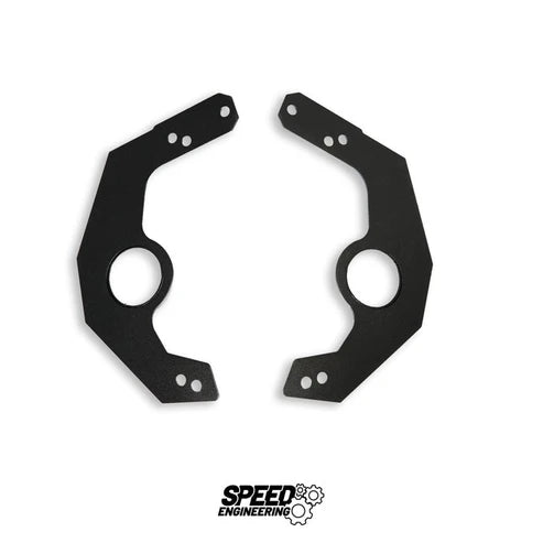 Speed Engineering BMW F20 F21 F22 F23 F30 F31 F34 F32 F33 F36 Front Brake Cooling Duct Outlet Backing Plates Kit – 1 Series, 2 Series, 3 Series, 4 Series (inc 118i, M240i, 330i, 440i)