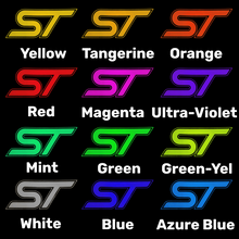 Load image into Gallery viewer, “ST” Emblem Replacement Puddle Unit - MK4 / MK4.5 Focus ST (Multiple Colours)
