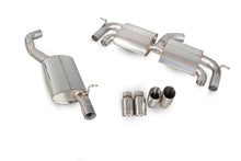 Load image into Gallery viewer, Scorpion VW Golf MK7 R 2.0L (14-16) Resonated Cat-Back Exhaust with No Valves- Polished Quad Daytona Tips – SVW044D
