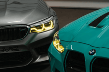 Load image into Gallery viewer, BMW M5 F90 PRE-LCI MOTORSPORT+ CSL STYLE YELLOW DRL MODULE SET (2016-2020)
