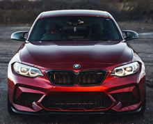 Load image into Gallery viewer, BMW M2 COMPETITION F87 EVO-S GLOSS BLACK FRONT SPLITTER BY ZAERO (2018-2021)
