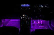 Load image into Gallery viewer, Chaser Edition Bluetooth RGB Footwell Strip Kit – MK4 Focus Interior LED Upgrade
