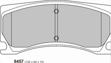 Load image into Gallery viewer, Jaguar XK Convertible/Coupe Rear Performance Brake Pads 8457PCS1
