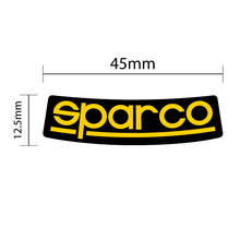 Load image into Gallery viewer, Sparco Alloy Wheel Curved Gel Badge (set of 4)
