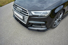 Load image into Gallery viewer, Maxton Design - FRONT SPLITTER V.1 AUDI S3 / A3 S-LINE 8V FACELIFT SEDAN (2016-2020)

