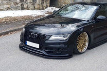 Load image into Gallery viewer, Maxton Design - FRONT SPLITTER V.2 AUDI S7 / A7 S-LINE C7 (2010-2014)

