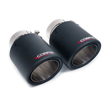 Load image into Gallery viewer, Carbon Fibre Tip Upgrade - BMW 3-Series Dual Exit
