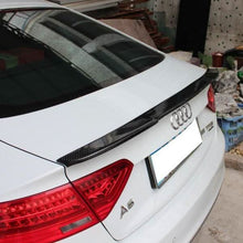 Load image into Gallery viewer, V Style Carbon Fibre Boot Spoiler for Audi B8 B8.5 A5 07-16
