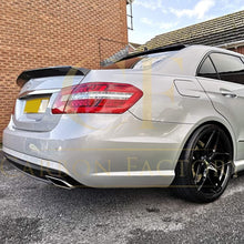 Load image into Gallery viewer, V Style Carbon Fibre Boot Spoiler for Mercedes Benz W212 E Class Saloon 10-17
