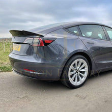 Load image into Gallery viewer, V Style Carbon Fibre Boot Spoiler for Tesla Model 3 16-23
