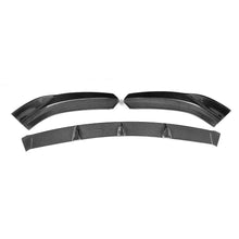 Load image into Gallery viewer, V Style Carbon Fibre Front Splitter for Audi A3 Saloon S Line &amp; S3 16-19
