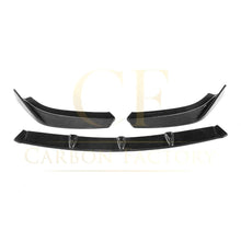Load image into Gallery viewer, V Style Carbon Fibre Front Splitter for Audi A3 Saloon S Line &amp; S3 16-19
