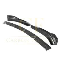 Load image into Gallery viewer, V Style Carbon Fibre Front Splitter for Audi A3 Saloon S Line &amp; S3 16-19
