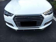 Load image into Gallery viewer, V Style Carbon Fibre Front Splitter for Audi A4 B9 Non S Line 15-19
