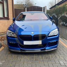 Load image into Gallery viewer, V Style Carbon Fibre Front Splitter for BMW F06 F12 F13 6 Series 11-18
