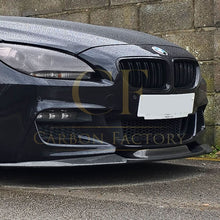 Load image into Gallery viewer, V Style Carbon Fibre Front Splitter for BMW F06 F12 F13 6 Series 11-18
